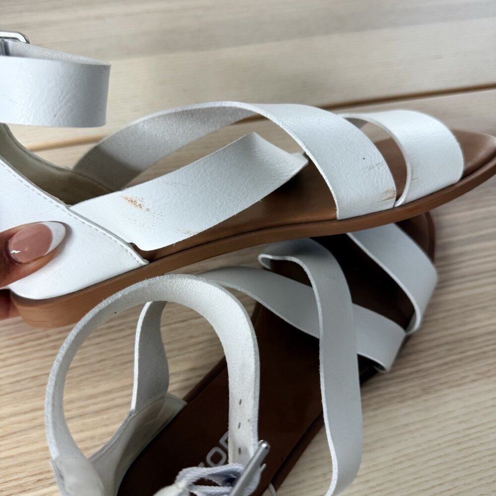 FITORY Women Flat Sandals With Casual Fashion Slides Open Toe Strap Zipper 8 - Picture 4 of 7